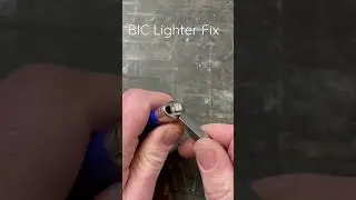 Don&rsquo;t do this. BIC Lighter FIX with The Mighty Bar #biclighter #edc #bic
