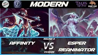 Affinity против Esper Reanimator [MTG Modern, 3 раунд]