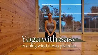 10 minutes evening wind down | Yoga with Sasy