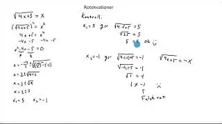 Rotekvationer
