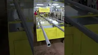 PVC pipe socketing machine