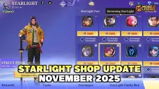 UPDATE STARLIGHT SHOP NOVEMBER 2025 _ BANE STARLIGHT, LING STARLIGHT _ MOBILE LEGENDS