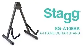 SG-A108 BK A-Frame Guitar Stand | Stagg Music