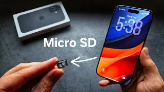 iPhone 17 &mdash; как подключить карту памяти Micro SD, перенести фотографии и видео на SD-карту