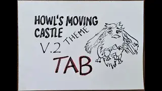 (1MM1 Acoustic) Howl's Moving Castle 2 | TAB Lesson