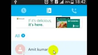 How to add a contact to favourites in Skype Android App