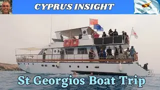 St Georgios Boat Trip, Protaras Cyprus - Fun on the Ocean Waves.