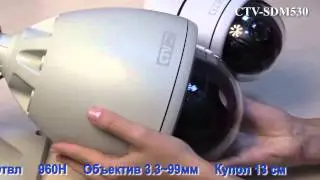 Обзор поворотных камер видеонаблюдения CTV.