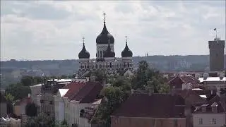 St Olaf's church, Tallinn - the views and the climb