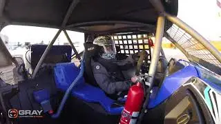Race car driver Gray Leadbetter training with Hellcat at Bondurant