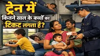 Train me Kitne Sal ke Bachche ka Ticket Nahi Lagta aur kitne Sal ke Bachche ka Half Ticket Lagta hai