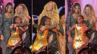 Rumi Joins Beyonce And Blue Ivy On Stage For The First Time At Cowboy Carter Tour Last Night
