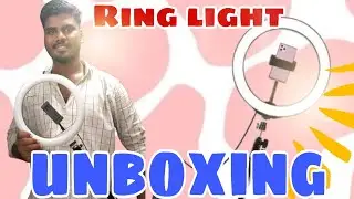 Ring light unboxing #techtelugu #mobiletips #tech #viral 