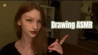 Cosy drawing asmr in my room 