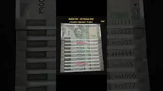 Fancy serial number in 500 rupees #viralvideo #notes #fancy #banknotes #collection #currency #500