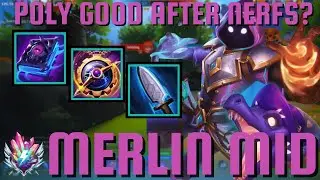 POLY GOOD AFTER NERFS?? - Merlin Mid Smite 2 Gameplay