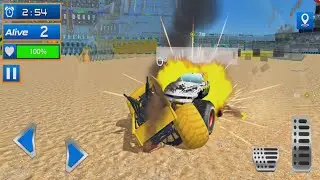 Rampage Run: Monster Truck 3D Stunt Revelry - Android Gameplay