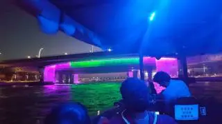 Dubai Canal Night View