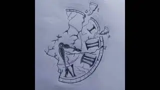 How to draw A Clock Drawing ||pencil drawing #shorts ||✍️✍️✍️||
