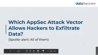 Which AppSec Attack Vector Allows Hackers to Exfiltrate Data? (Full stack data breach)