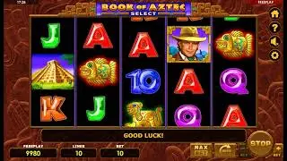 Demo gameplay of Book of Aztec Select by Amatic Industries