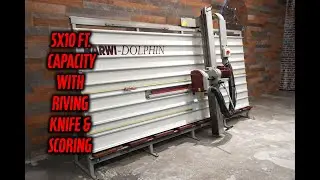 FPPOV - Harwi Dolphin 1550 Vertical Panel Saw, 5&rsquo;x10&prime; Cutting Capacity (w/scoring)