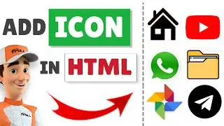 How to add Icons in HTML | Font awesome icons html css tutorial