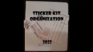 Sticker Kits Storage Organization