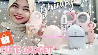 shopee haul cute gadget|| giveaway(CLOSED) #azrinabakar #shopeehaul