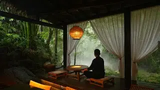 Two days and one night of staying at a Taoist style hotel  in the mountains and visiting pandas ASMR
