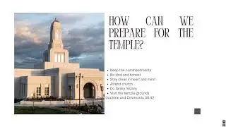 Temple is the House of the Lord