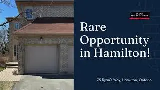 🏡 Rare End-Unit Townhouse for Sale in Hamilton | 75 Ryans Way #11 | Family-Friendly & Move-In Ready!