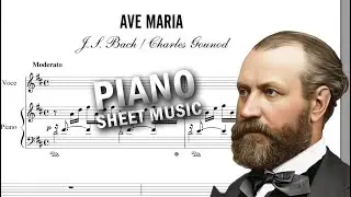 SCORE (Partitura) - Charles Gounod - Ave Maria