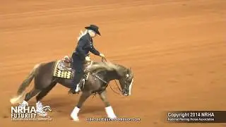All About Magnum ridden by Kelle L Smith - 2014 NRHA Futurity (NP Futurity First Go)