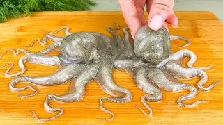 Этот осьминог тает во рту, как масло! Попробуйте его, и вы захотите еще.