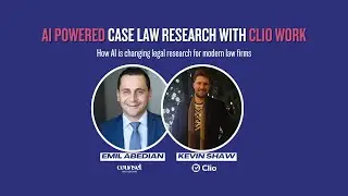 AI Powered Case Law Research with Clio Work