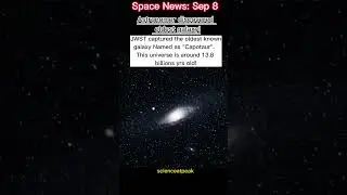 NASA discovered oldest galaxy ever👀 Space News!