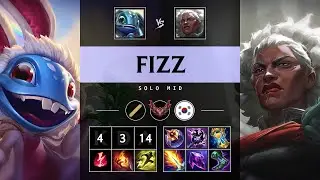 Fizz Mid vs Ambessa - KR Grandmaster Patch 25.18