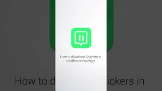 nandbox messenger : how to download stickers