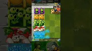PvZ2 - Epic Battle: 5 plants Power-Up vs Nutcracker Garg #Shorts #pvz #pvz2 #pvz2gameplay