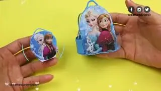 HOW TO MAKE DIY MINIATURE SCHOOL LUNCH - EVENING BAGS- FOR DOLLS - Lalo's World