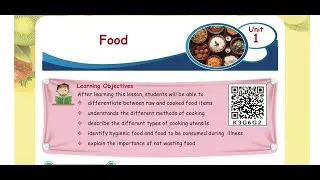 FOOD  - PART 1  - UNIT 1 - TERM 2  SCIENCE - 4TH STD - ENGLISH  MEDIUM