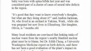(22 April 2014) Rare Birth Defects Still Spiking in Washington State