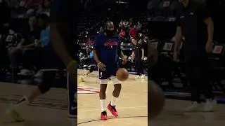 James Harden pre game workout