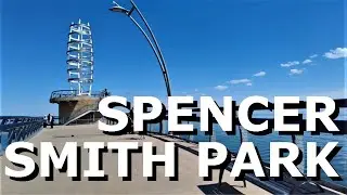 🚴&zwj;♂️🌳 4K Bike Ride Through Spencer Smith Park, Burlington &ndash; Scenic Views & Nature! 🌞🍃