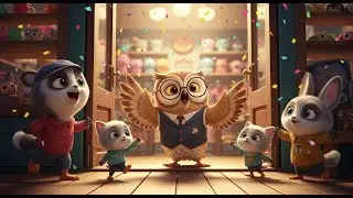 The Owl Who Opened a Shop | Fun Nursery Rhyme & Learning Song for Kids