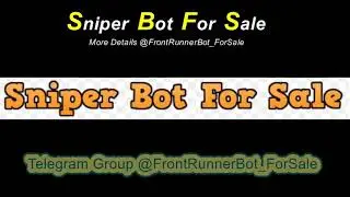 UniSwap Sniper Bot For Sale Details