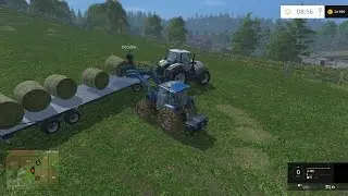 Farming Simulator 2015 - LS15 - s1e2 - Prasowanie i ładowanie