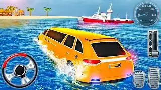 Water Surfer Floating Limousine - Beach Car Driving Simulator - Android GamePlay