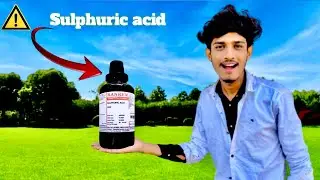 Sulphuric acid vs matches experiment #mrarupexperiment #experiment